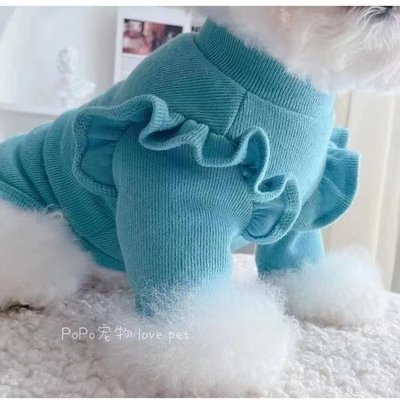 狗狗衣服春秋款小飞袖打底衫弹力秋冬季保暖宠物猫咪服装比熊泰迪