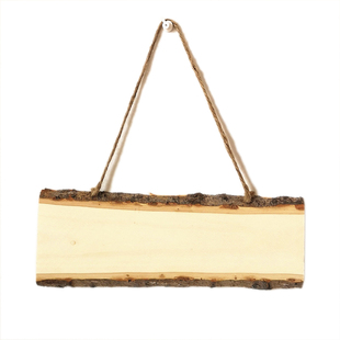 杨木木板白胚原木木条 树皮装饰挂牌雕刻木板儿童彩绘diy模型木片