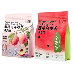 蜜桃乌龙茶冷泡茶包水果茶冷萃茶白桃乌龙话梅菠萝茶鸭屎香柠檬茶