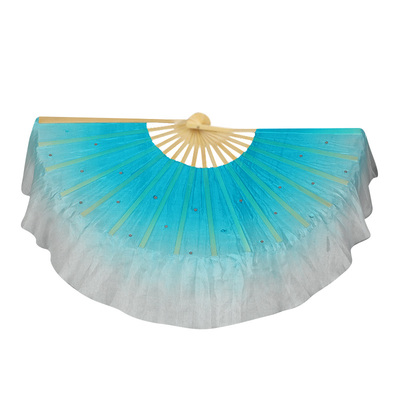 8寸真丝儿童扇舞蹈扇云南花灯