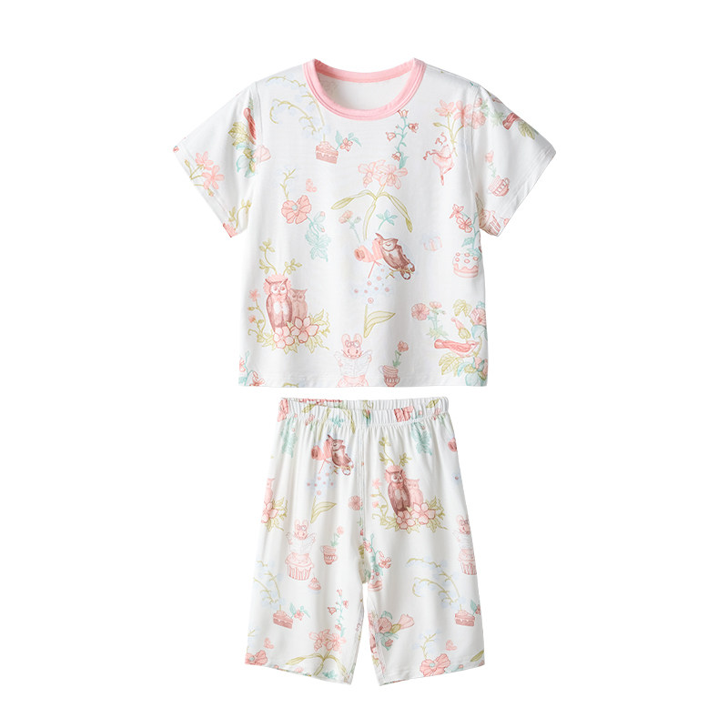 贝肽斯儿童家居服套装优可丝夏季