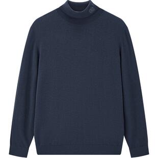 [全羊毛]GIOVANNI VALENTINO男士新款长袖高端秋冬高领针织衫毛衣