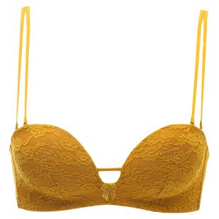 【裸感小半杯】歌瑞尔无肩带内衣女聚拢小胸显大防下垂蕾丝文胸罩