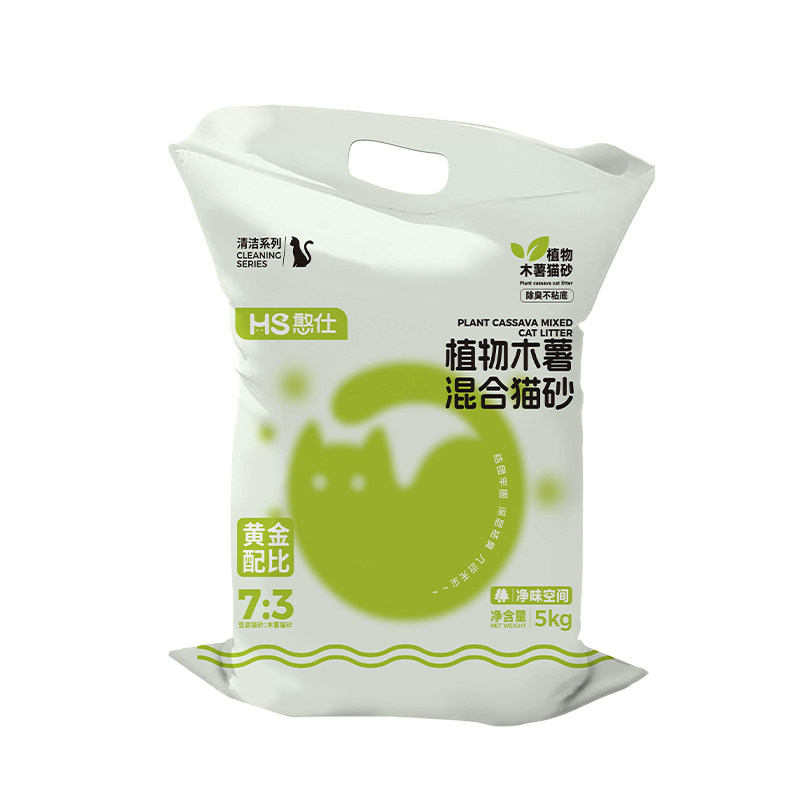 憨仕木薯豆腐混合砂科学配比植物
