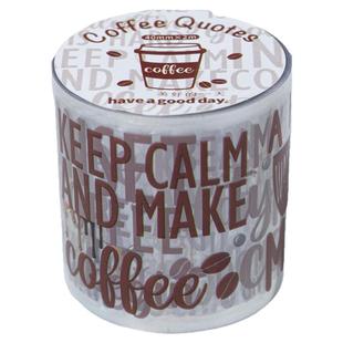 咖啡语录PET胶带贴纸英文字标题标签时尚美式循环模切DIY拼贴装饰