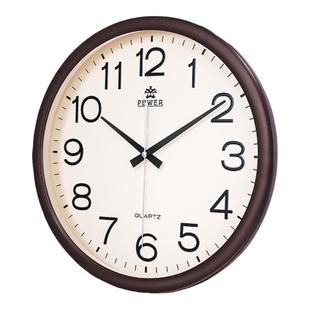 霸王钟表挂钟客厅2024新款简约家用现代创意北欧静音免打孔石英钟