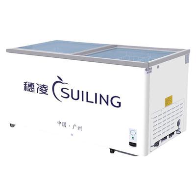 穗凌全新正品冰柜卧式冷冻展示柜