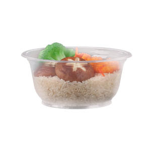 一次口碗塑料碗家用加厚打包碗外卖餐盒碗汤碗透明碗食品级PP塑碗
