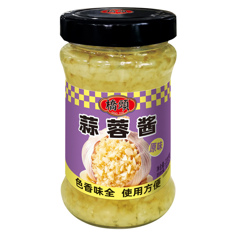 桥头蒜蓉酱220g家用油侵蒜泥