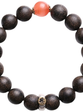 天然越南沉香手串沉水级