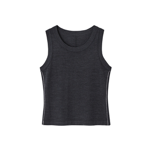 indicia标记2026春新款松弛高级感短款无袖背心显高显瘦L2A6BX021