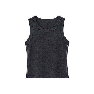 indicia标记2026春新款松弛高级感短款无袖背心显高显瘦L2A6BX021