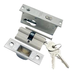 多玛原装EP地锁双头锁芯60mm有框门中间锁断桥门锁扣碗人气家用