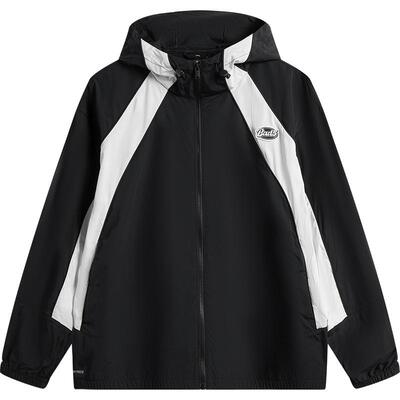 李宁凉爽宽松连帽男运动风衣