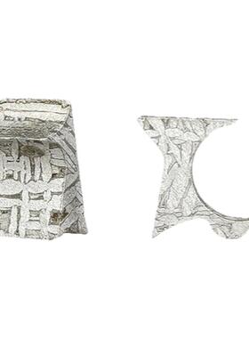 阿勒泰铁陨石切片天然陨石标本天铁镍铁保真陨石科普教学星星礼物