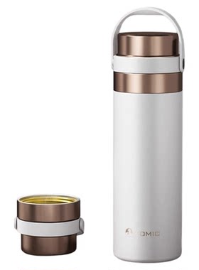 tomic保温杯焖茶杯男女茶水分离陶瓷内胆焖泡杯高级水杯泡茶杯子