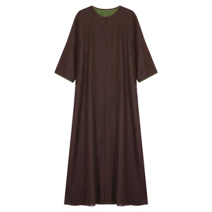 【尽晚舟】四经绞罗香云纱新中式长袖外套桑蚕丝国风女外套2572