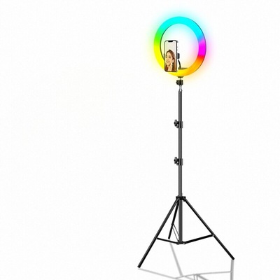 网红主播美颜RGB补光灯