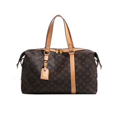 MISS GAIL复古印花设计短途旅游时尚百搭单肩包托特包旅行包大号