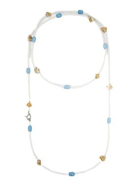 NanaX沙丘奶蓝项链白瓷