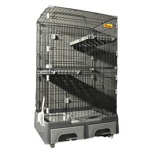 猫笼家用猫咪室内别墅超大自由空间猫屋带厕所猫窝猫砂盆一体笼子