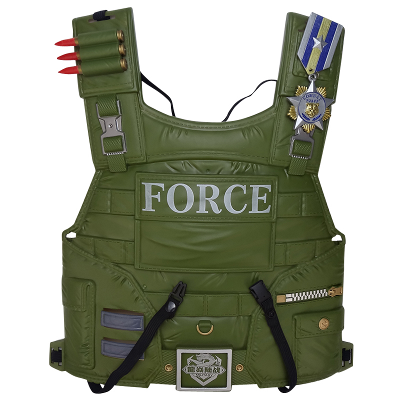 儿童AWM抛壳玩具软弹枪男孩小警察特种兵套装备AK47冲锋98K吃鸡抢