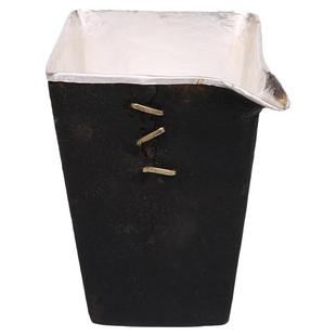 四方公道杯纯手工铁包银分茶器精铁包纯银功夫茶具茶海高档礼品
