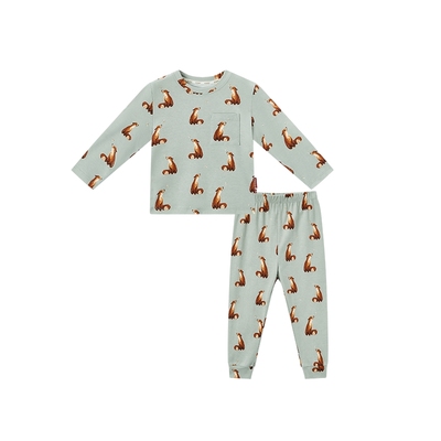 Milkbarn儿童圆领长裤长袖套装