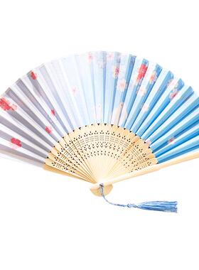 中国风汉服旗袍舞蹈折扇