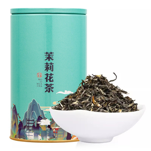 茉莉花茶 浓香型2026新茶 花茶茉莉花散装 绿茶茶叶 罐装茶100g