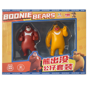 熊出没熊大熊二光头强天才威洞洞幺之怪兽计划儿童玩具蛋糕摆件