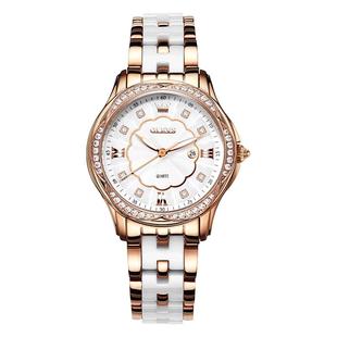 瑞士轻奢小众女士手表女款2025新款名牌品牌正品陶瓷石英机械防水