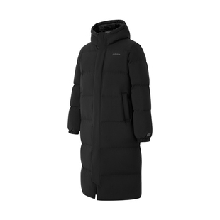 adidas阿迪达斯长款过膝羽绒服男官方新款加厚保暖鸭绒上衣KC2165