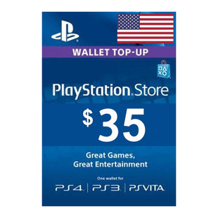 PLAYSTATION NETWORK GIFT CARD $35USD America 美服PSN充值卡