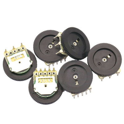 拨盘齿轮电位器单联双联B103/503