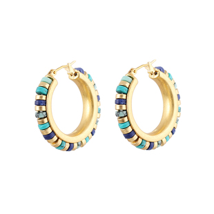 米粒欧美饰品 天 然石绿松石镶嵌时尚复古款手镯手链项链耳环