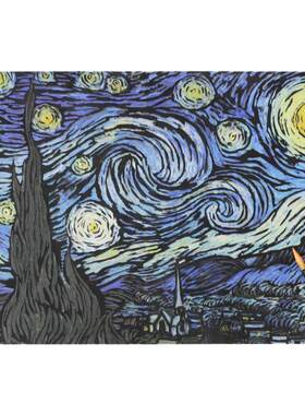 梵高刮刮画刮画纸手工创意礼物