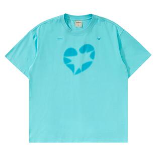 Mentmate 25SS 爆炸爱心小众T恤衫 凉感防晒皮夏 男女通勤短袖tee