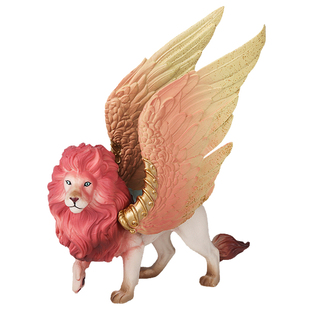 林畅模玩儿童仿真神话动物玩具翼狮模型实心魔幻生物飞狮子怪兽