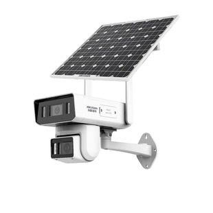 海康威视AOV太阳能低温双摄像头监控4G免流户外太阳能高清夜视家
