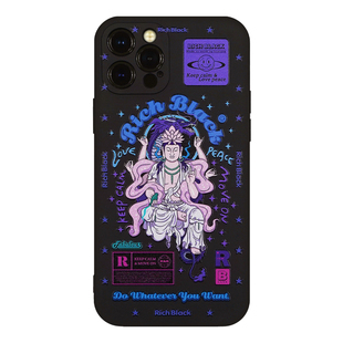 RichBlack原创设计 喜神多瑞 re7 魔方黑手机壳适用于苹果17iPhone16ProMax