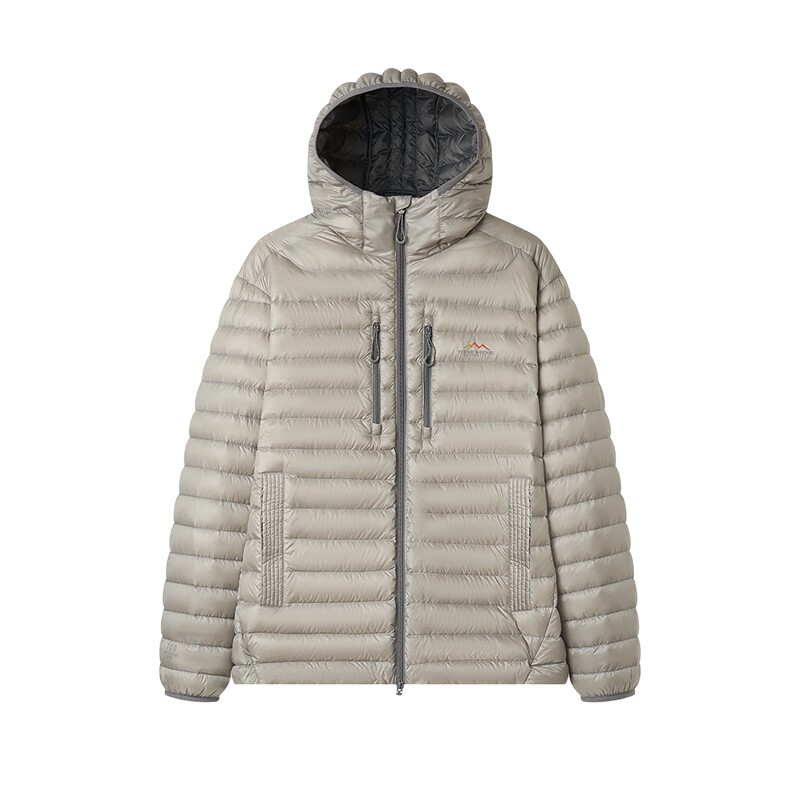 小熊男装连帽户外休闲短款羽绒服