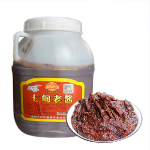 特产云南特极七甸老酱米线帽子调料炸酱素面酱汤池酱10斤商用包装