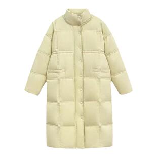 90白鸭绒羽绒服女款2025年新款冬季设计感小众保暖立领羽绒衣外套