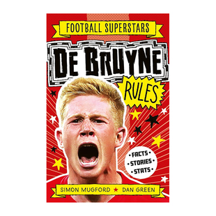 【现货】【Football Superstars】De Bruyne Rules,足球明星特辑：凯文·德布劳内 英文原版图书籍进口正版 Simon Mugford 漫画