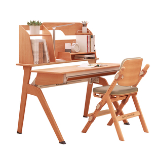 几否儿童学习桌可升降实木写字桌家用书桌学生写字桌简约作业课桌