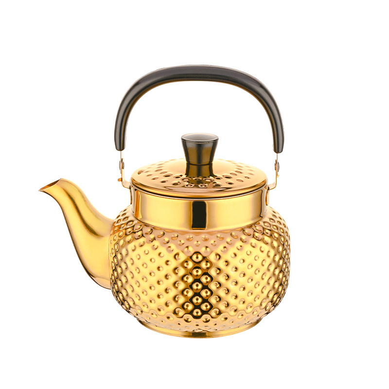 不锈钢锤纹茶壶创意个性茶壶