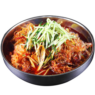 佳木斯拌面 金山拌冷面东北朝鲜大拌面真空袋装含拌菜甜酸咸口5袋