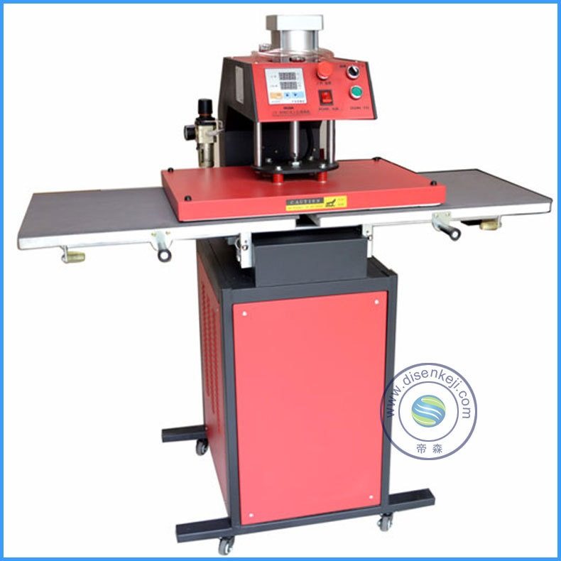 广州欧美气动双工位烫画机 40X60双工位烫画机半自动烫画机厂家