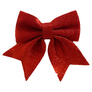 圣诞节网红大蝴蝶结闪粉泡沫圣诞树布置装饰小挂件道具场景摆件